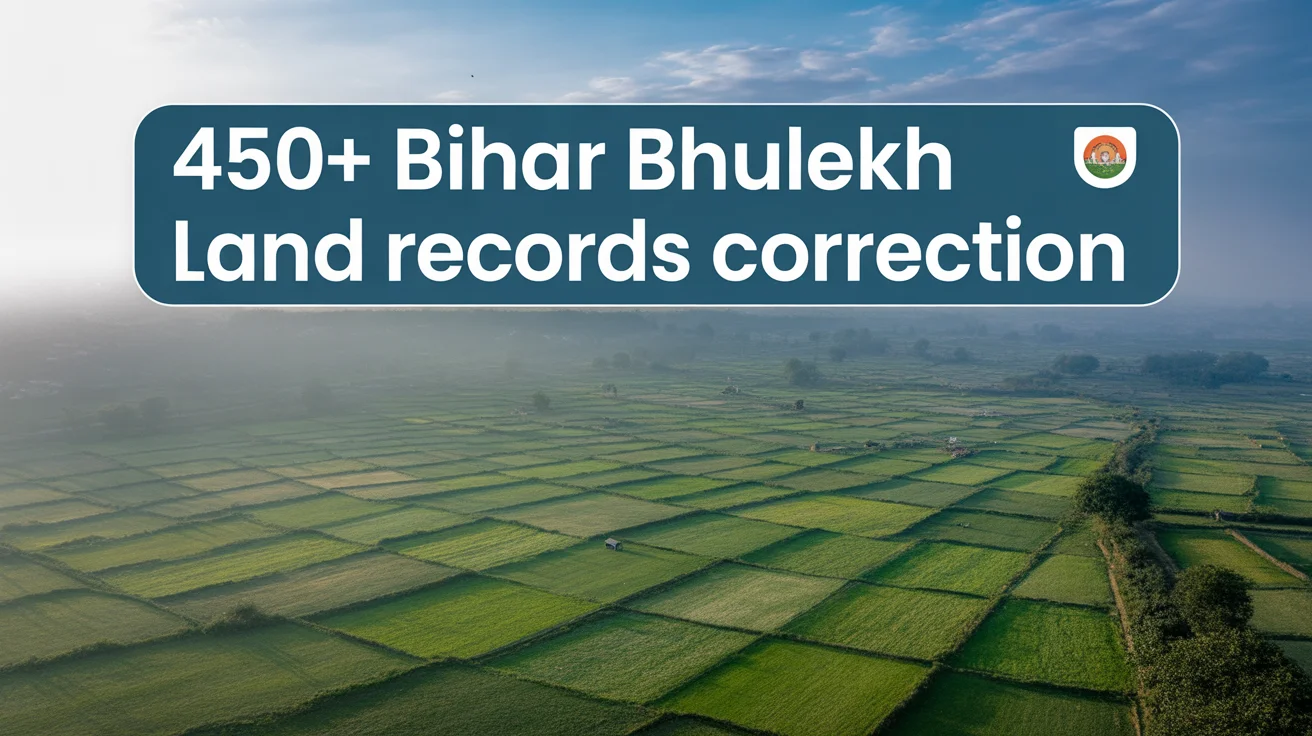 Bihar Bhulekh Land Records Correction