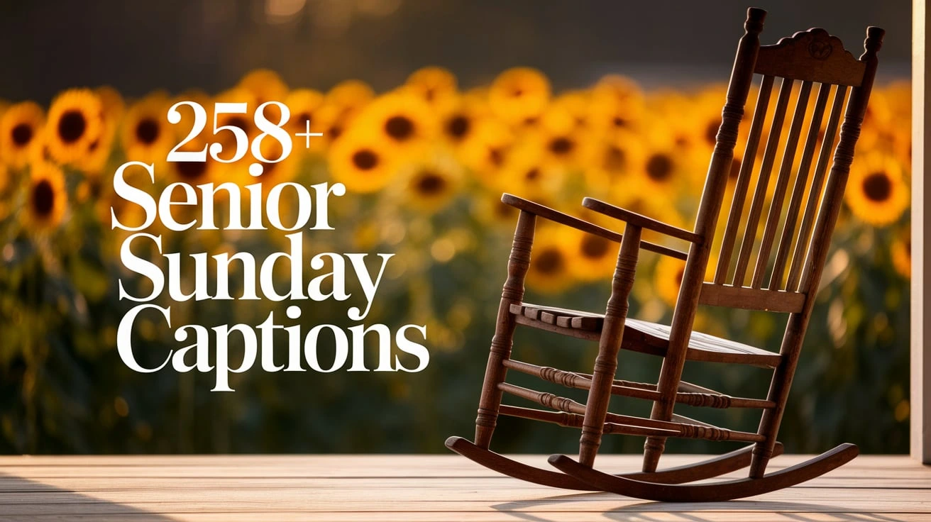 258+ Senior Sunday Captions