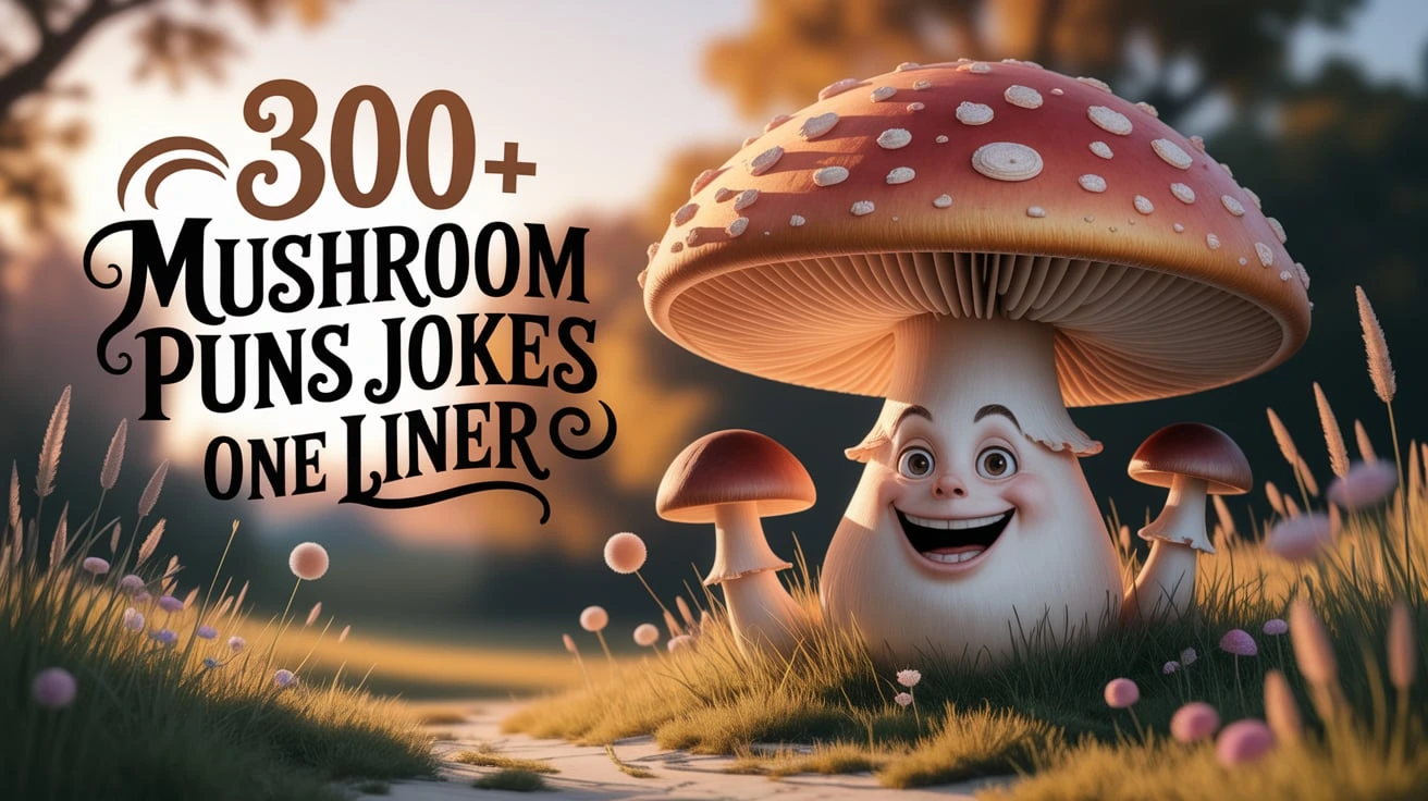 300+ Funny Mushroom Puns Jokes One Liner
