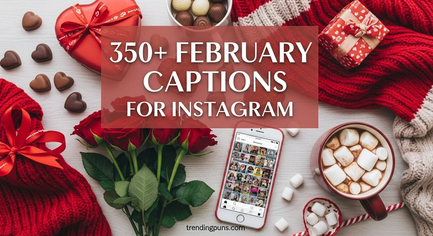 350+ February Captions for Instagram
