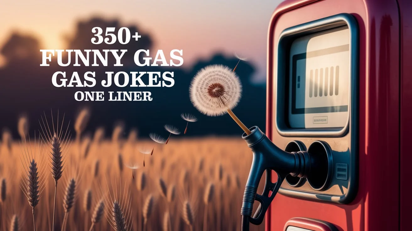 350+ Funny Gas Puns Jokes One Liner