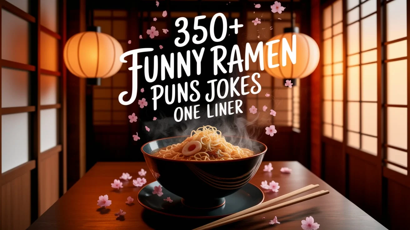 350+ Funny Ramen Puns Jokes One Liner