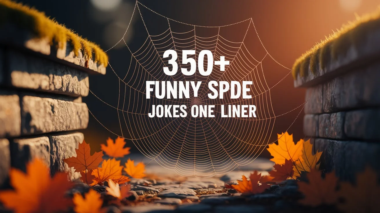 350+ Funny Spider Puns Jokes One Liner