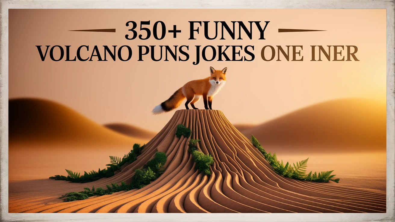 350+ Funny Volcano Puns Jokes One Liner