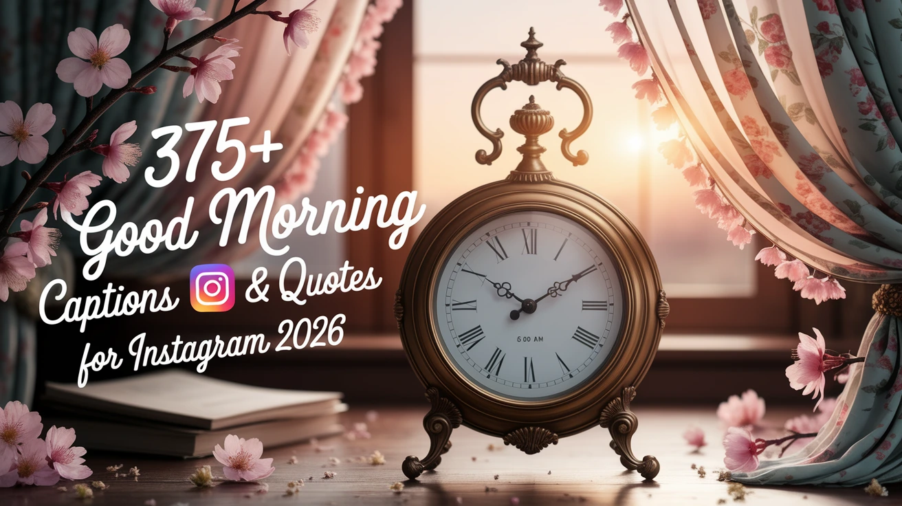 375+ Good Morning Captions ☀️ & Quotes 🌸 for Instagram 2026