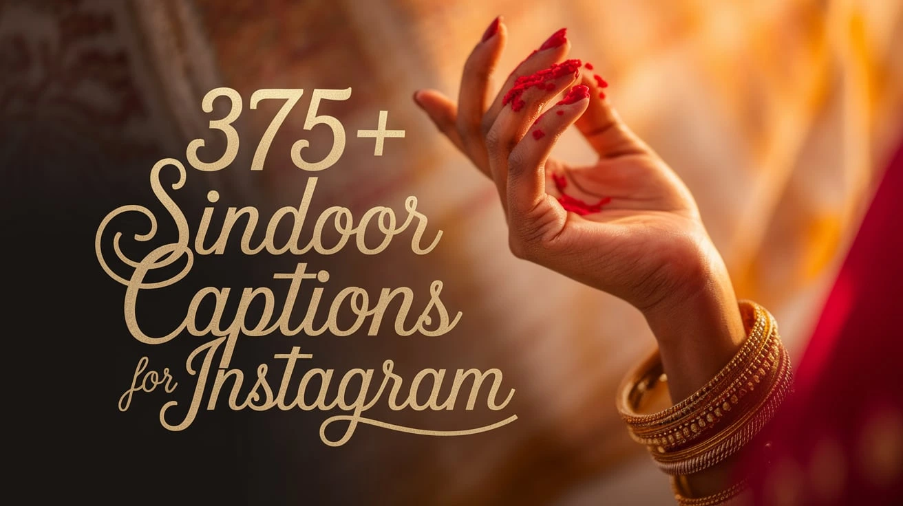 375+ Sindoor Captions for Instagram
