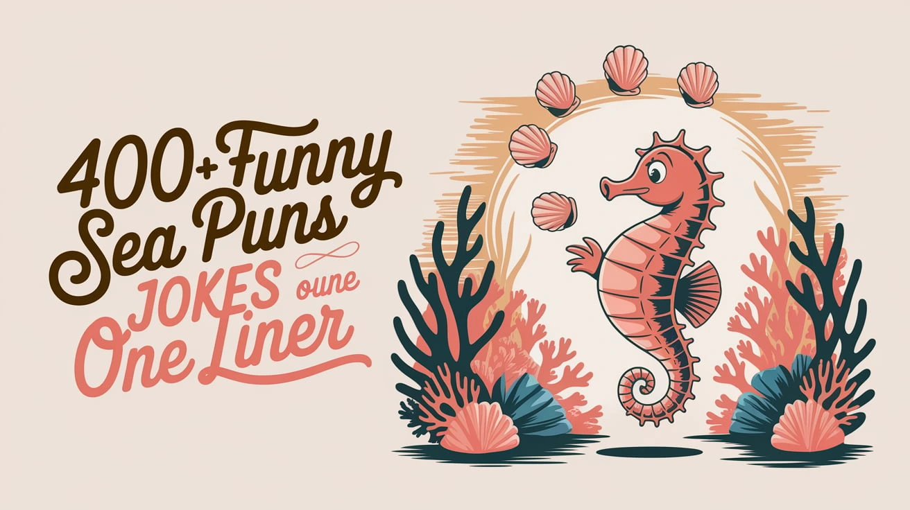 400+ Funny Sea Puns Jokes One Liner