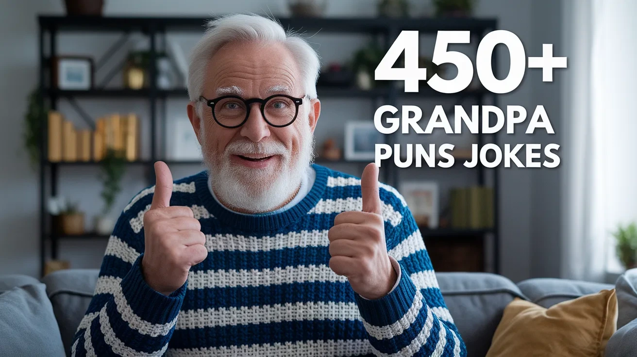 450+ Grandpa Puns and Jokes
