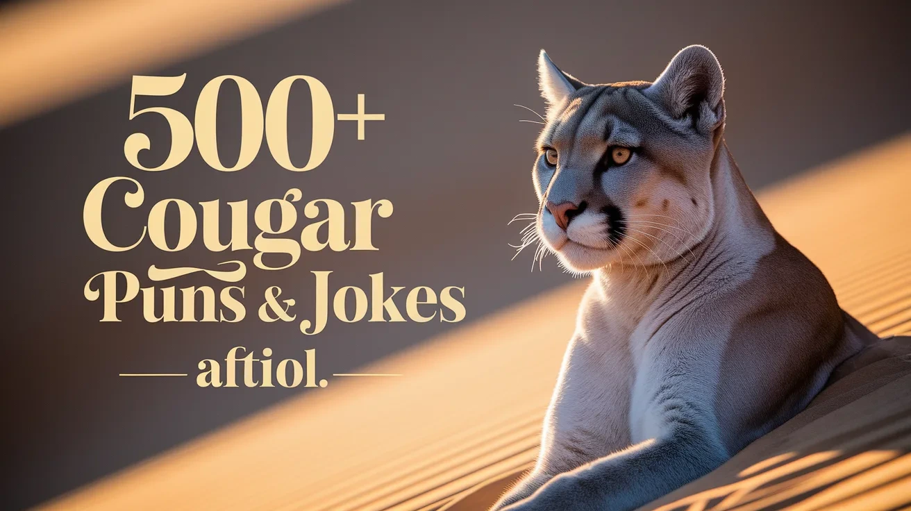 500+ Cougar Puns and Jokes