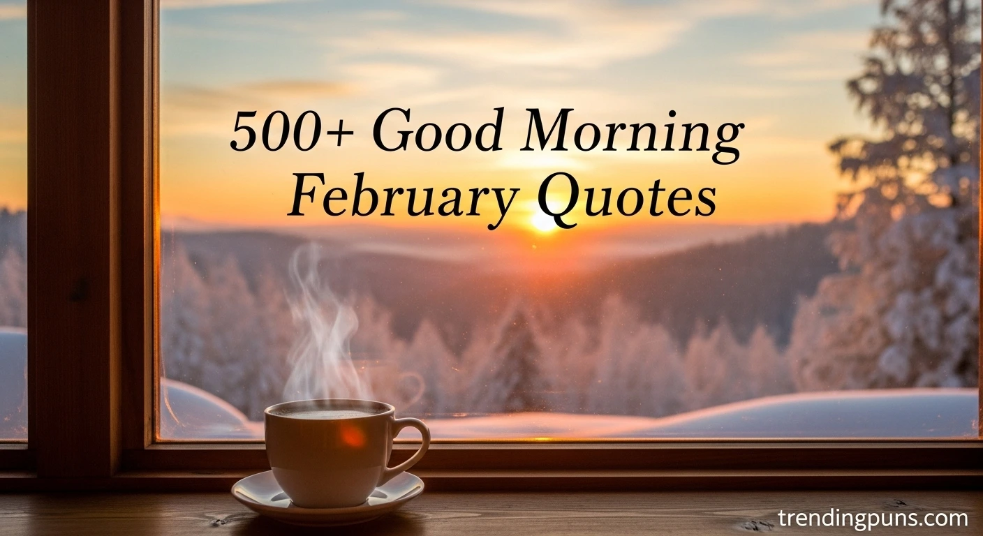 500+ Good Morning February Quotes