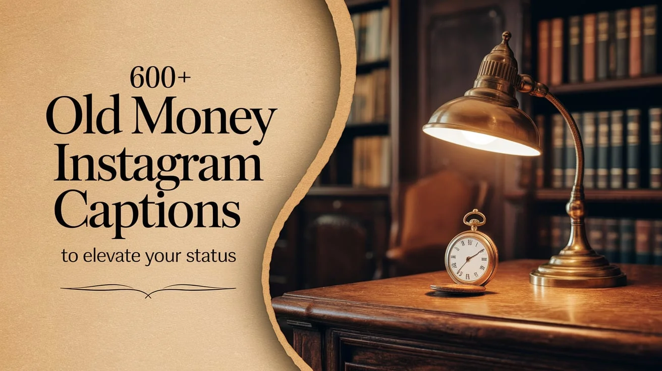 600+ Old Money Instagram Captions to Elevate Your Status