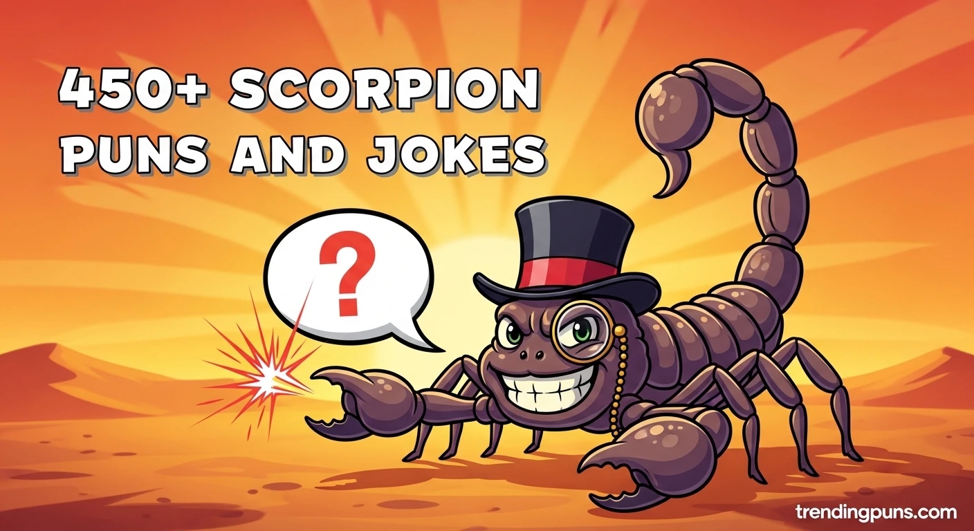 450+ Scorpion puns and jokes