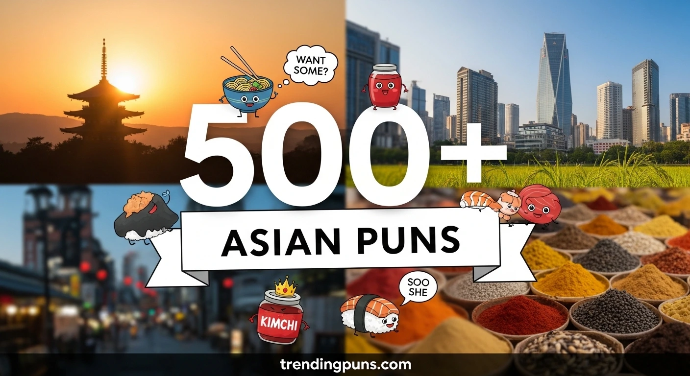 500+ Asian puns