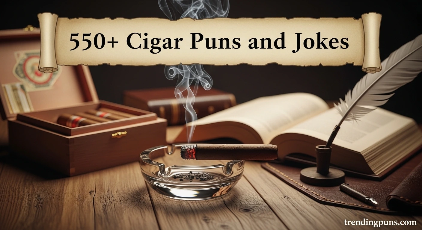 550+ Cigar puns and jokes