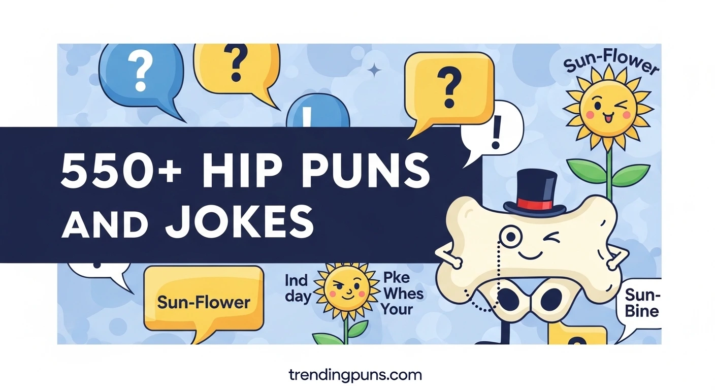 550+ Hip puns and jokes