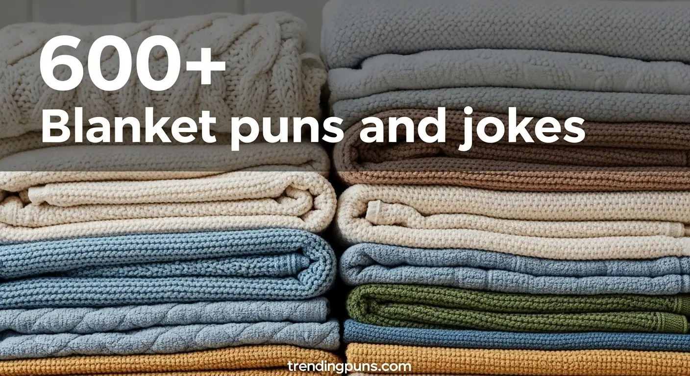 600+ Blanket puns and jokes