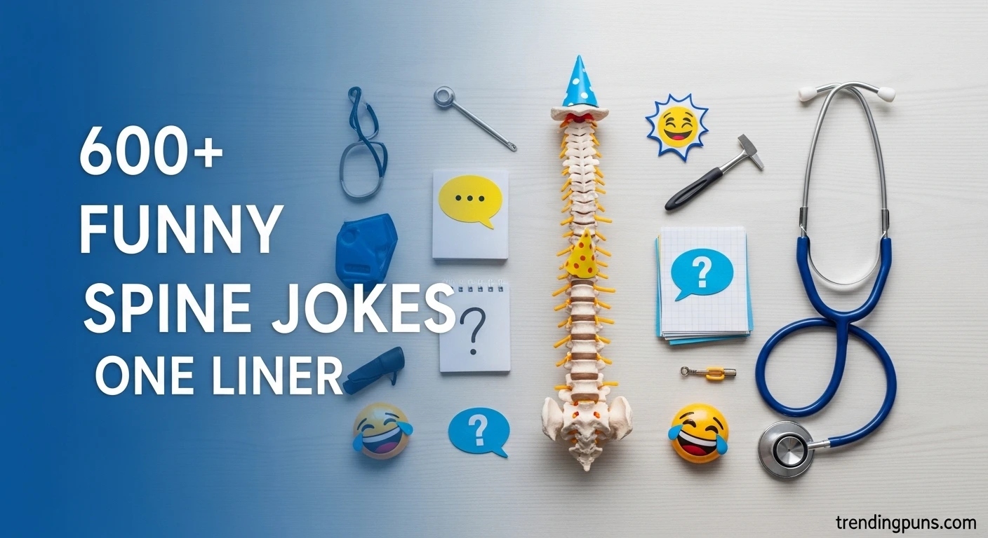 600+ Funny Spine Puns Jokes One Liner