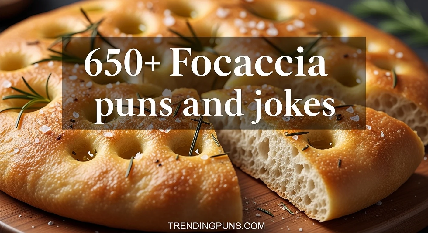 650+ Focaccia puns and jokes