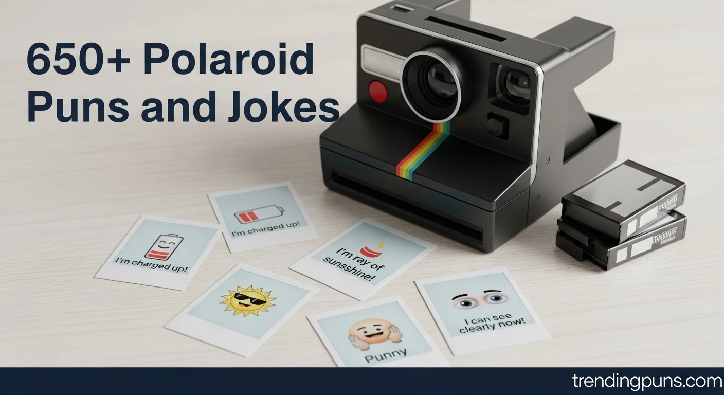 650+ Polaroid puns and jokes