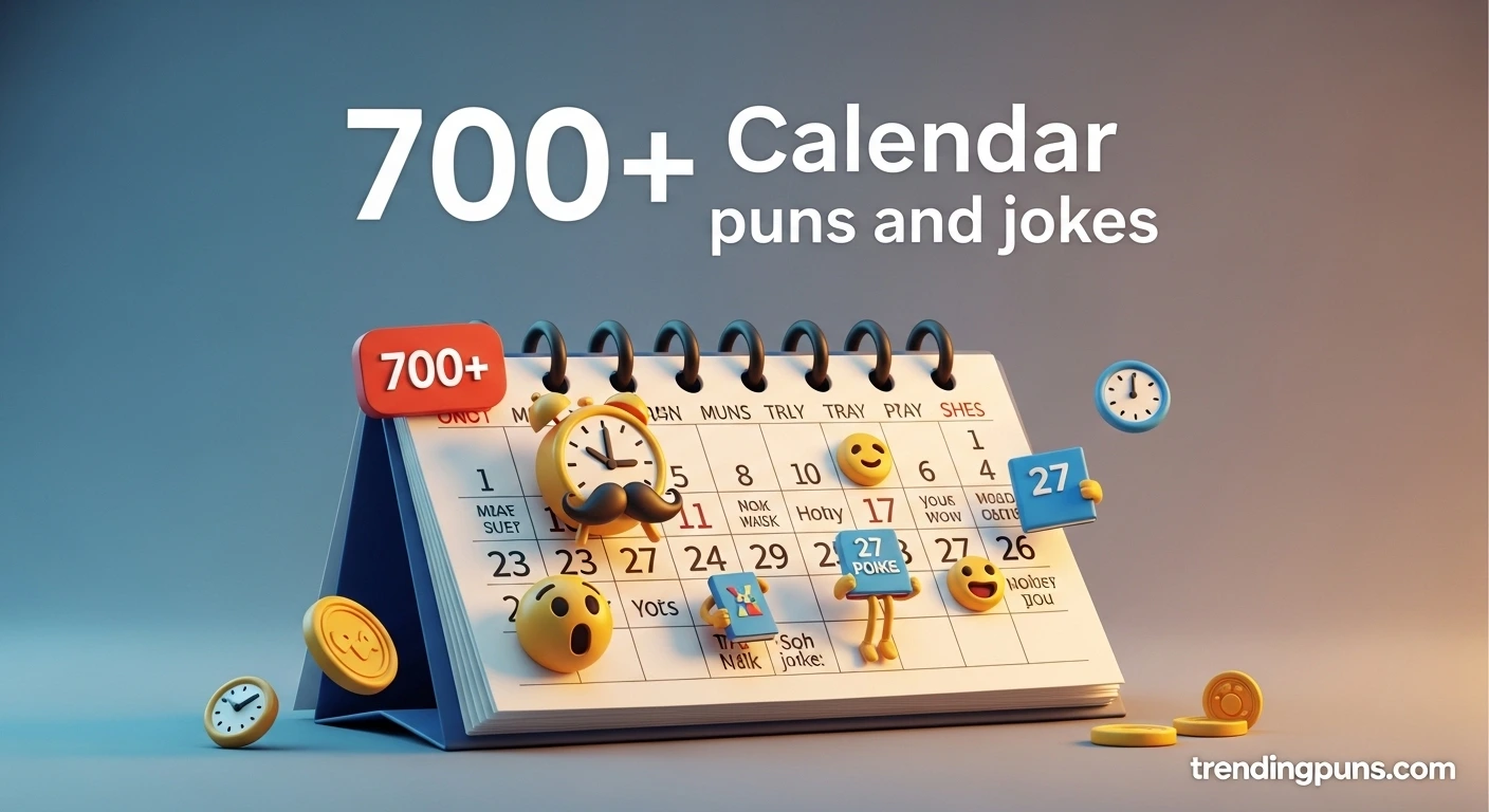 700+ Calendar puns and jokes