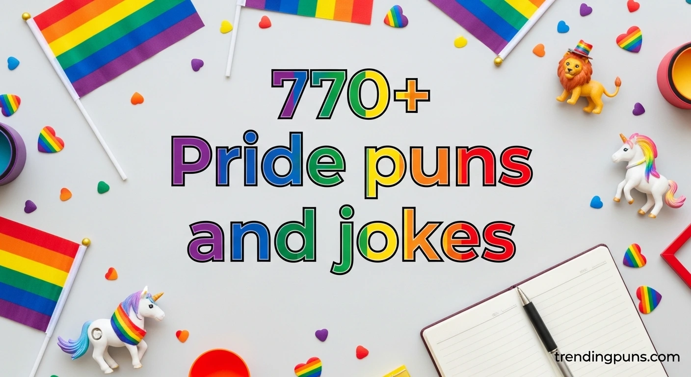 770+ Pride puns and jokes