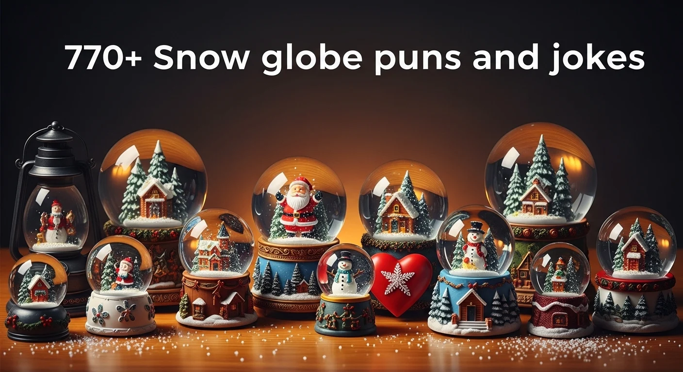 770+ Snow globe puns and jokes