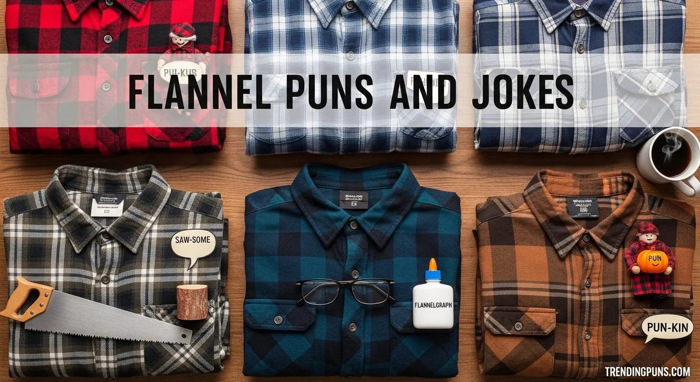 Flannel Puns and Jokes
