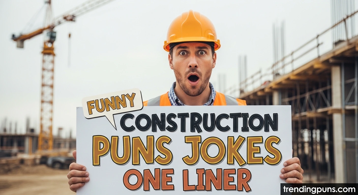 Funny Construction Puns Jokes One Linerr