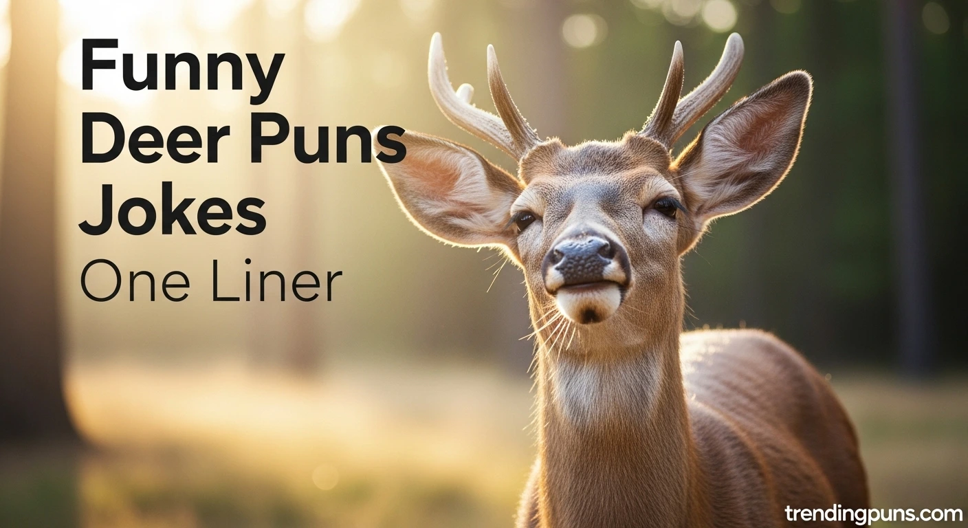 Funny Deer Puns Jokes One Liner