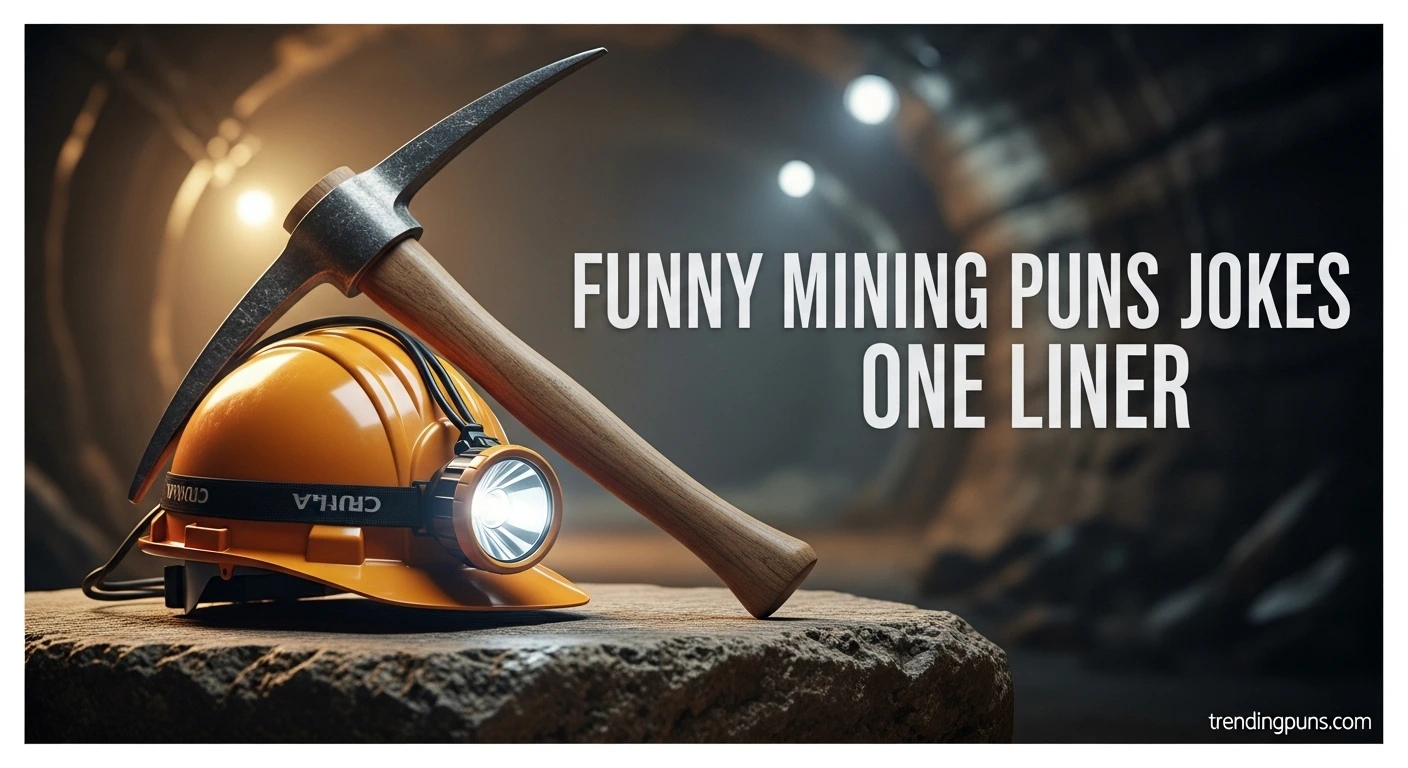 Funny Mining Puns Jokes One Liner