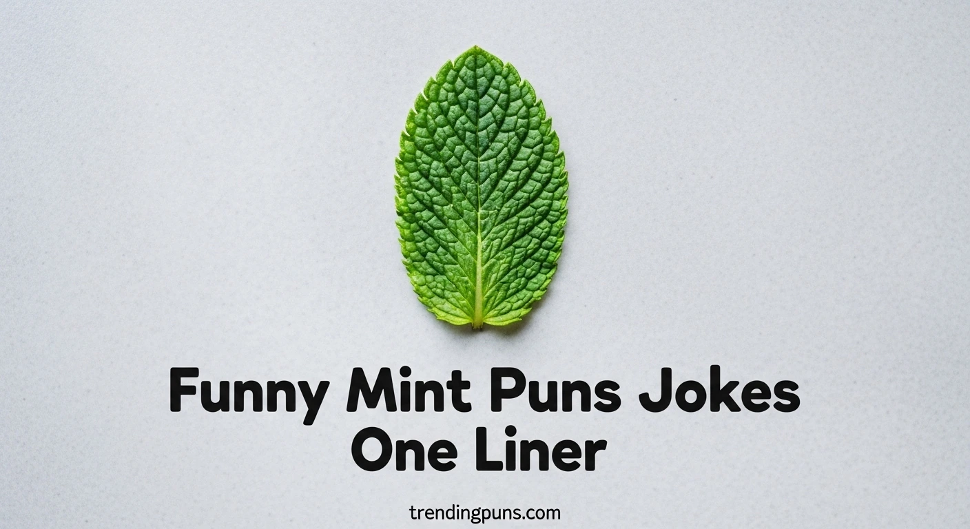 Funny Mint Puns Jokes One Liner