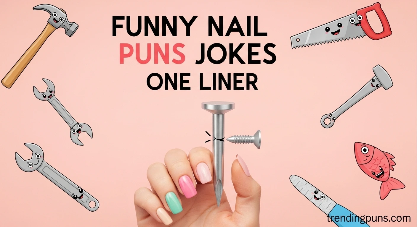 Funny Nail Puns Jokes One Liner