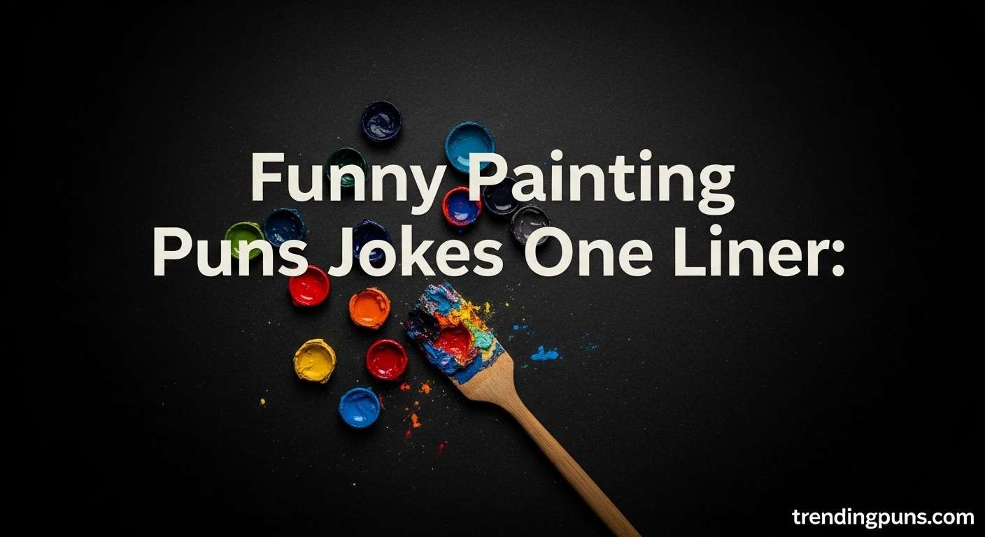 Funny Painting Puns Jokes One Liner