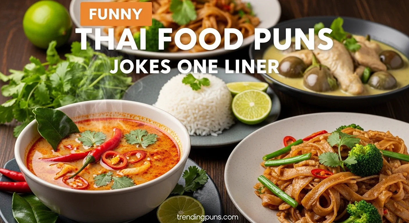 Funny Thai Food Puns Jokes One Liner