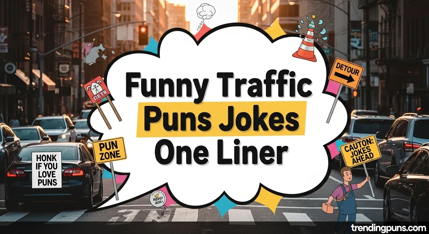 Funny Traffic Puns Jokes One Liner