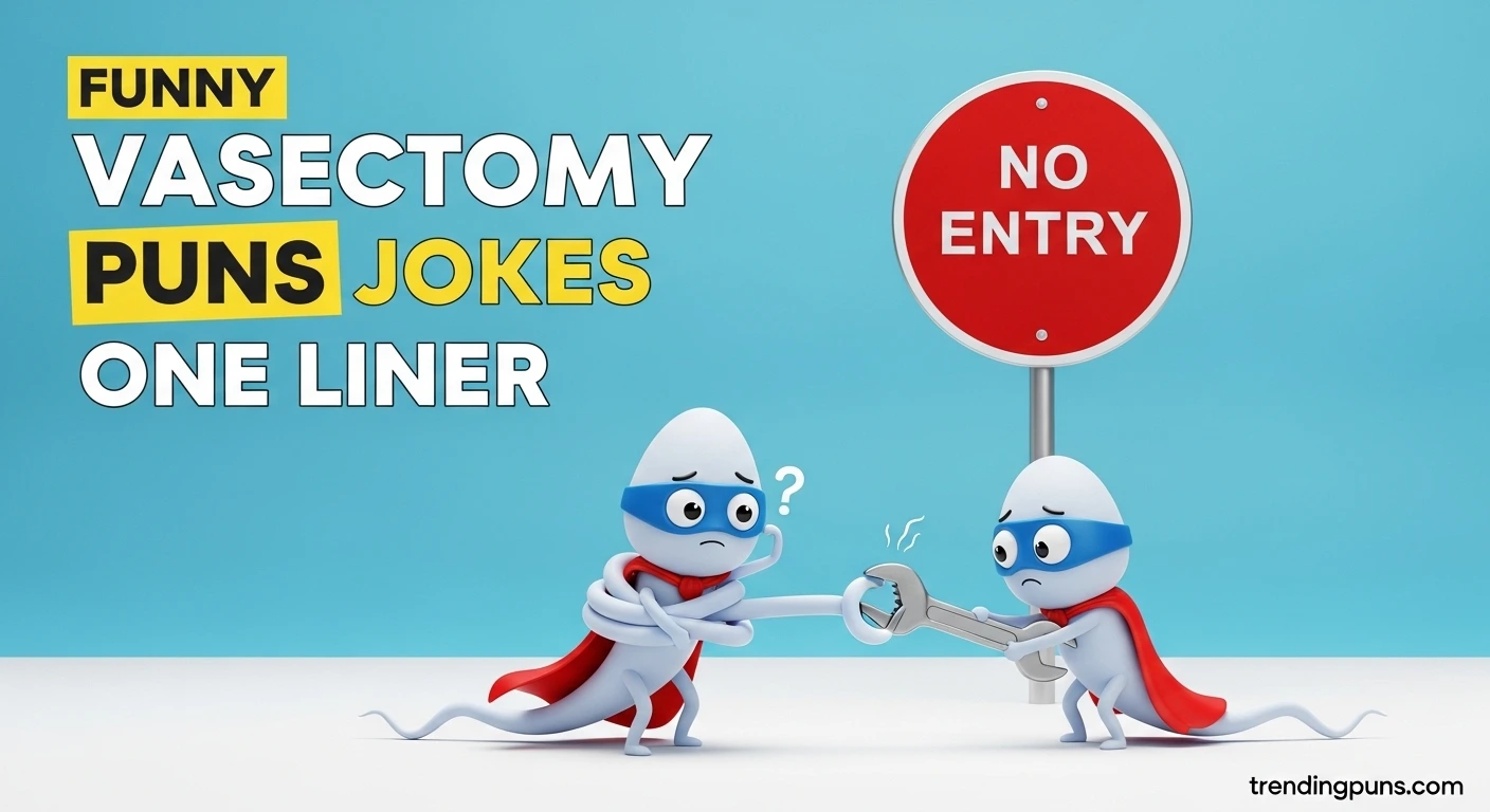 Funny Vasectomy Puns Jokes One Liner